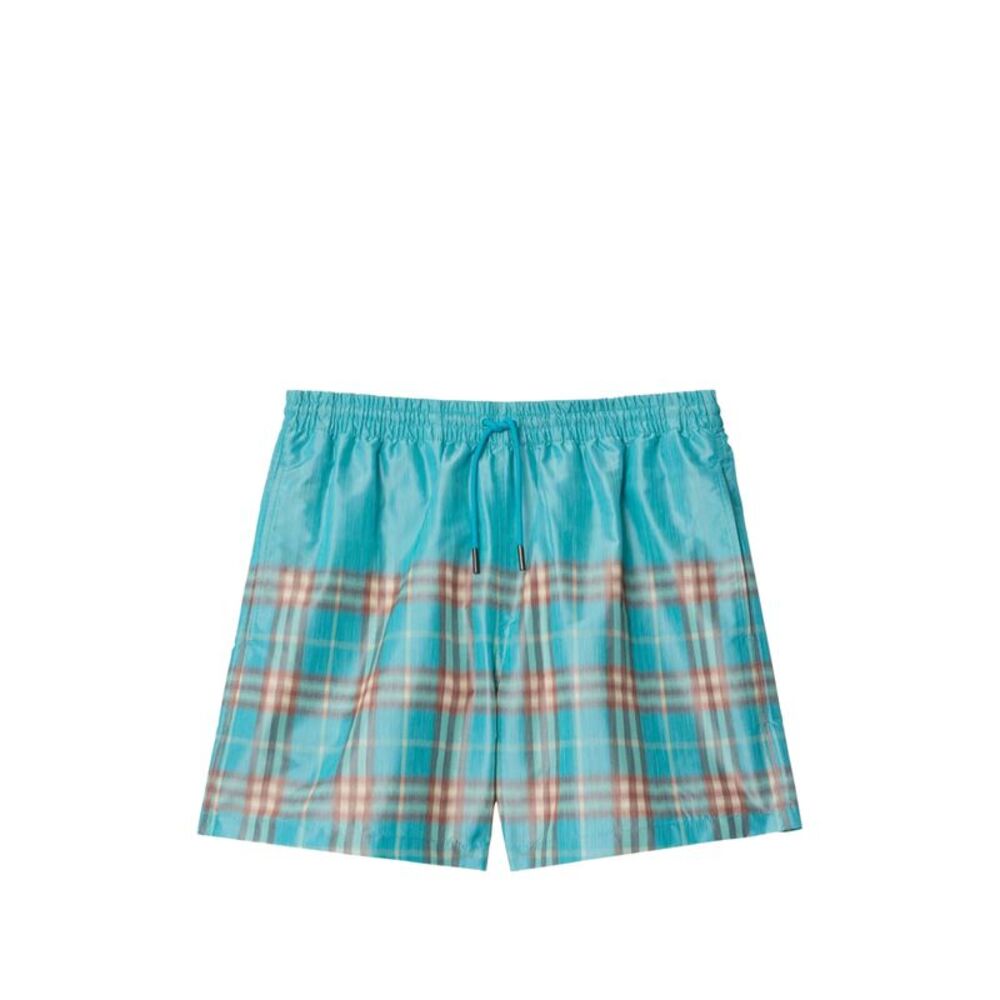Burberry Blue Beachwear - Swim Shorts Men